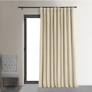 HPD Half Price Drapes Blackout Curtain Signature Velvet - Extra Wide VPCH-VET121